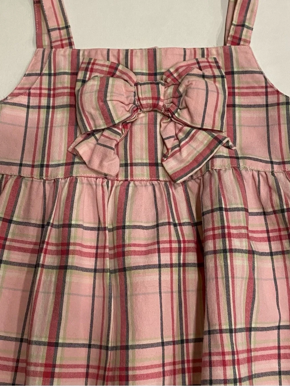 Vintage Gymboree Girls Pink, Gray and White Classroom Kitty Short Set Size 4